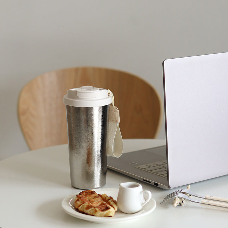 UTitanium Titanium Coffee Cup Double Wall Ultralight Ti Travel Mug Office Water Tea Bottle