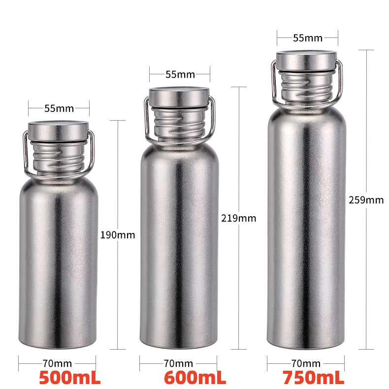 UTitanium Titanium Bottle Ti Sport Bottle Ultralight Bike Titanium Cycling Water Bottle